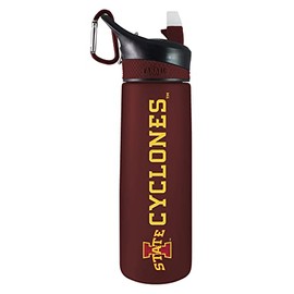 The Fanatic Group Iowa State Frosted Sport Water Bottle, Design-1 - Burgundy