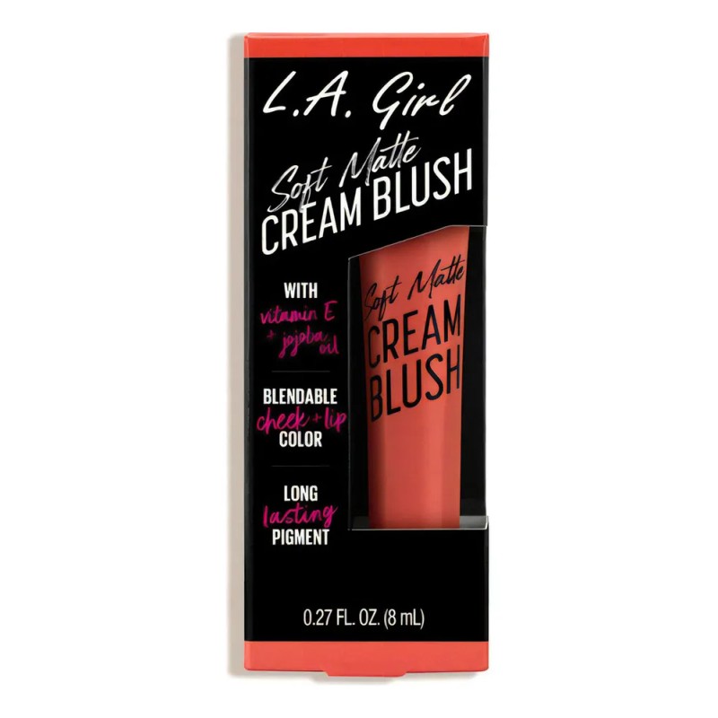 Rubor Líquido L.A. Girl Soft Matte Cream Blush Tono Kiss