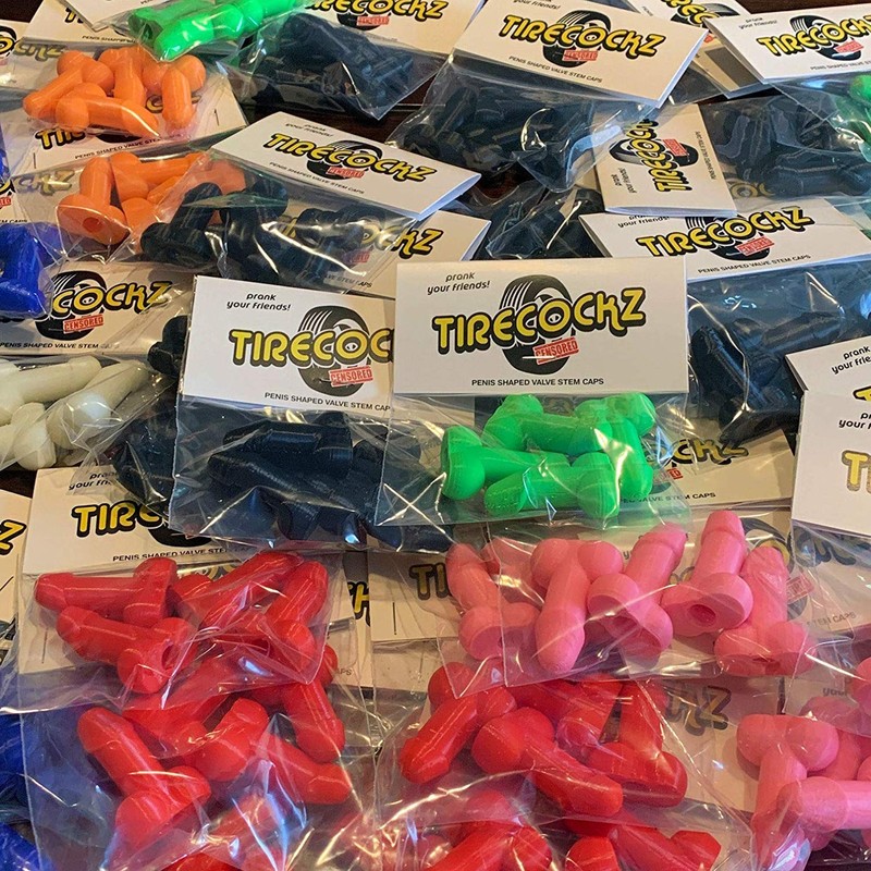 Tirecockz Valve Stem Caps - 4 Pack - Great for
