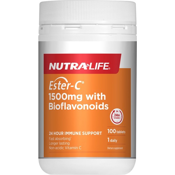 Nutra-Life Nutralife Ester C 1500mg + Bioflavonoids Tablets 100