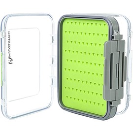 MAXIMUMCATCH Maxcatch Two-Sided Waterproof Fly Box Easy Grip Foam Jig Fly Fishing Box Multiple Sizes