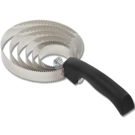 WALDHAUSEN Federstriegel 6-fach, Edelstahl, schwarz, schwarz