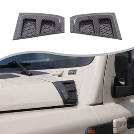 Hudiriy Car Cowl Body Armor Outer Cowl Covers Corner Guards Compatible with Ineos Grenadier 2020-2025 Car Hood Protection Decoration on Both Sides Exterior Accessories Parts (Carbon Fiber Pattern)