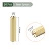 YOKIVE Pack of 50 M2.5 Spacers, Brass Hexagonal PCB Spacer