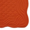 DII Quilted Farmhouse Collection Tabletop, Placemat Set, Pumpkin Spice, 6