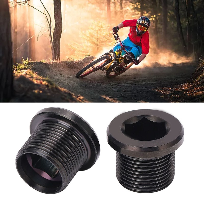 Bike Crank Screw Rust Proof Metal Chain Wheel Nut Bike