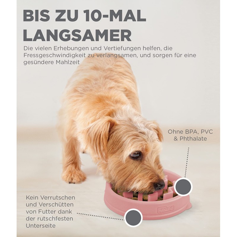 Outward Hound Fun Feeder Slo Bowl, Slow Feeder Dog Bowl,