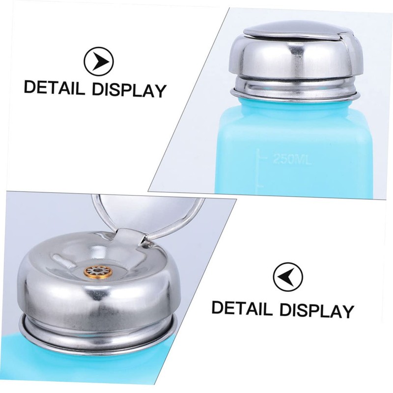 CHILDWEET 2pcs Professional Push Down Liquid Pumping Empty Bottle Dispenser