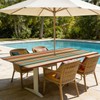 Outdoor Tablecloth with Umbrella Hole and Zipper 72" x 30"