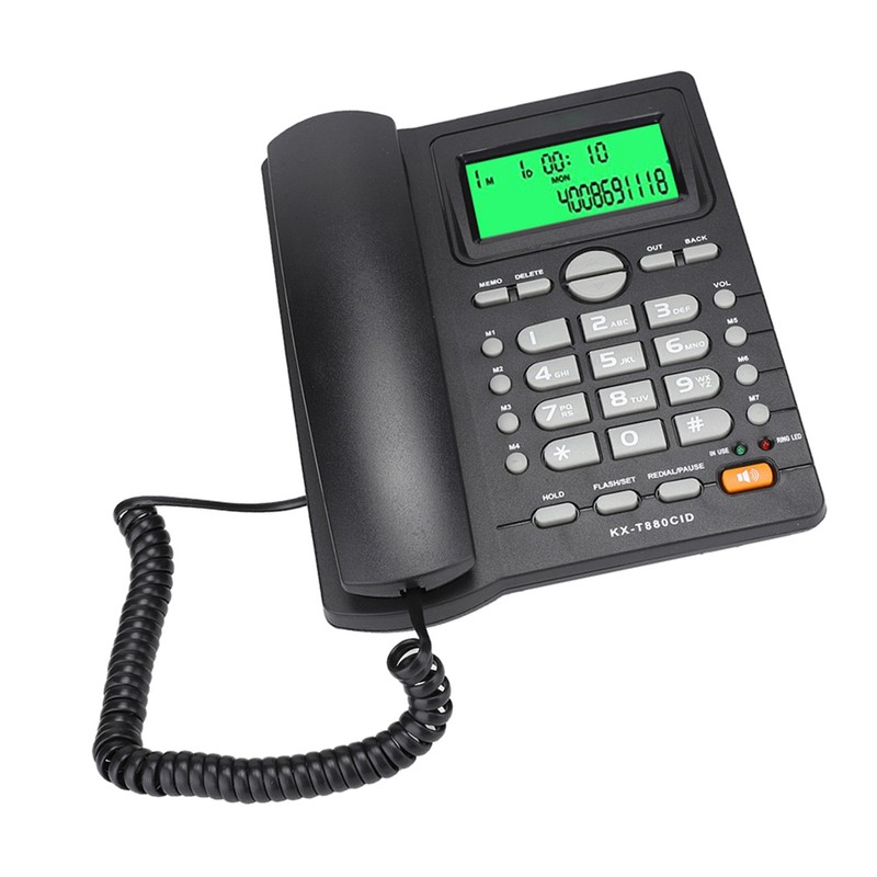 KX T880C Caller ID Display Landline Telephone No Battery Mute