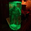 Night Light with Horror Film Resin Statue Inside Table Lamp