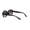 Coach HC8298U Universal Fit Sunglasses, Black/Dark Grey Gradient, 57 mm