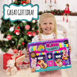 Original Stationery Ice Cream Slime Playshop, Fun Ice Cream Slime Kit to Make Slime Ice Cream Toys and Slime Waffle, Cool Ice Cream Toys for Kids