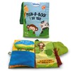 Skillmatics Peek-A-Boo Jungle Book - Soft Cloth Book for Baby,
