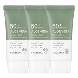 Fruit Land 알로에 모이스처 선크림 50ml 3개 / SPF50+ PA++++ Aloe Moisture Sun Cream 50ml 3pcs / SPF50+ PA++++