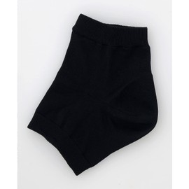 Set Item: Leg-on, Men's Heel Care, Black, 1 pair (2 pieces) x 6 pieces