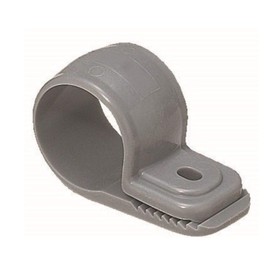 Mirai Industry KTK-16G Alligator Slap Saddle, Multi-Use Type, Compatible Diameter 0.7 - 0.9 inches (18 - 24 mm), Gray, Price of 50 Pieces