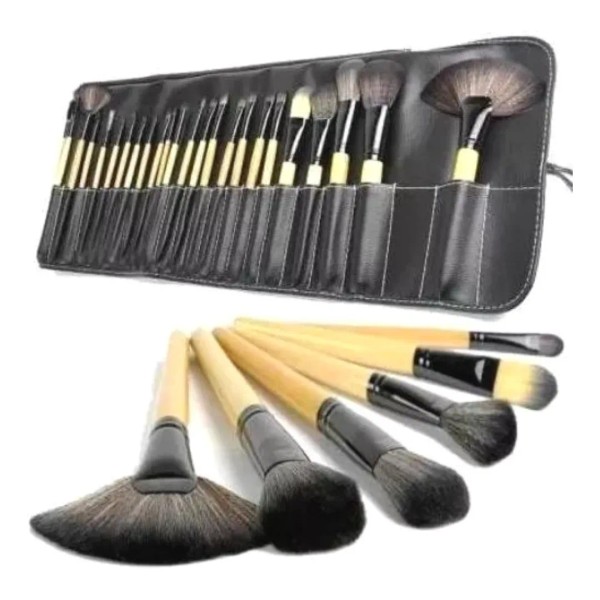 Mist Jewel, Brochas De Maquillaje Kit 24 Pcs Para Maquillaje