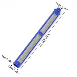 Honbay 6PCS 100 Mesh Blue Airless Spray Gun Filter 287033 for Contractor II & FTx II, Latex