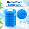 Disposable Toilet Brush Replacement Heads for Bathroom Cleaning – Foam