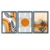 SRSZHIYUE Boho Art Wall Decor Wooden Framed 16x11 Inch Set