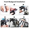 Tagvo Bicycle Mudguard, Retractable Bicycle Mudguard Set, Mountain Bike Front