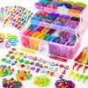 Inscraft 17500+ Rubber Loom Bands with 3 Layer Pink Container,