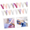 Healeved 50pcs Glitter Nail Files Household Manicure Tools for Easy