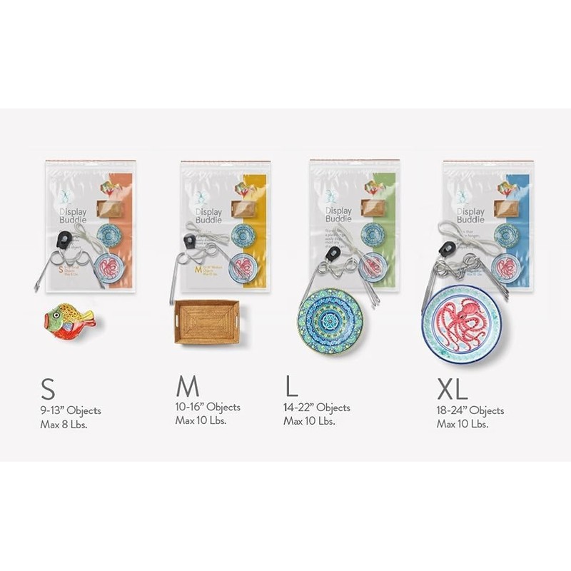 Display Buddie Adjustable Wall Plate Hanger - for Oval Square