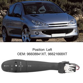 Turn Signal Indicator Lever Switch Left 96621668XT for Peugeot 206 207 307 308 3008