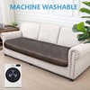 ANARACHON Leather Look Couch Cushion Covers Sofa Seat Slipcovers Sets