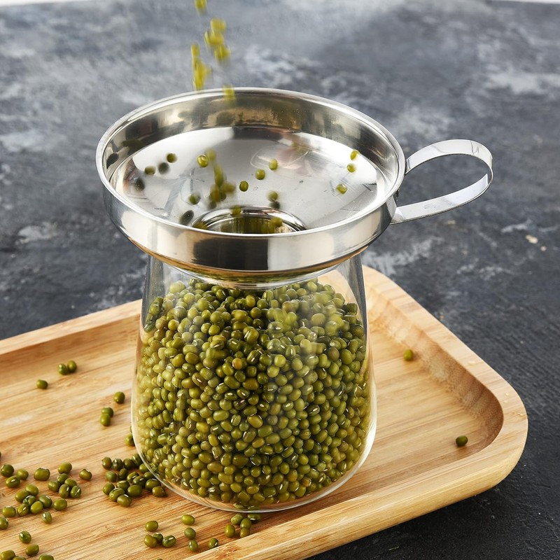 Canning Funnel with Strainer for Wide and Regular Mason Jars