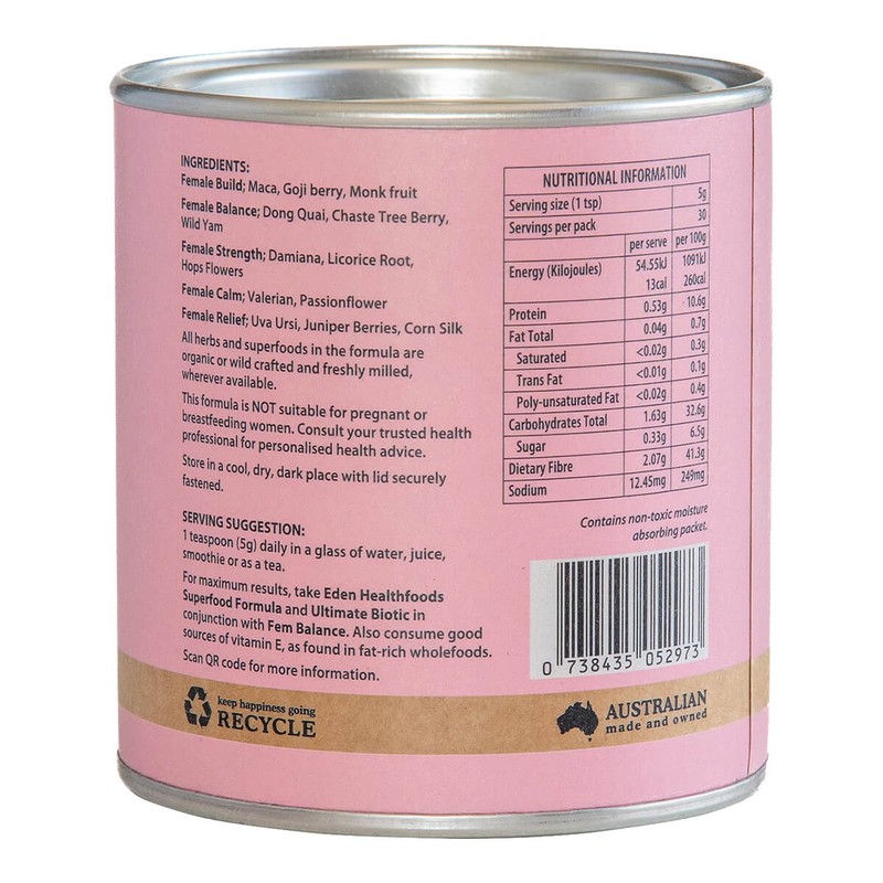 Eden Healthfoods Fem Balance, 150g