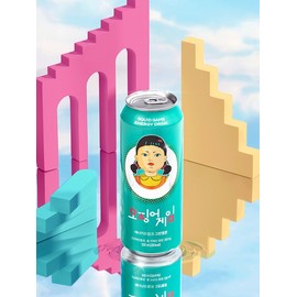 Squid Game Energy Drink Green Melon Punch 500ml 24 Cans / 오징어게임 에너지드링크 그린메론펀치 500ml 24캔