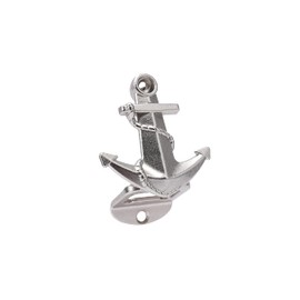CGB Giftware | Silver Anchor Bottle Opener | Wall Mounted | Nautical Seaside | Bar Accessory | Coast to Coast Range | GB05972