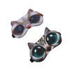 Baluue 2pcs Cat Eye Mask Breathable Cotton Eyeshade for Sleeping