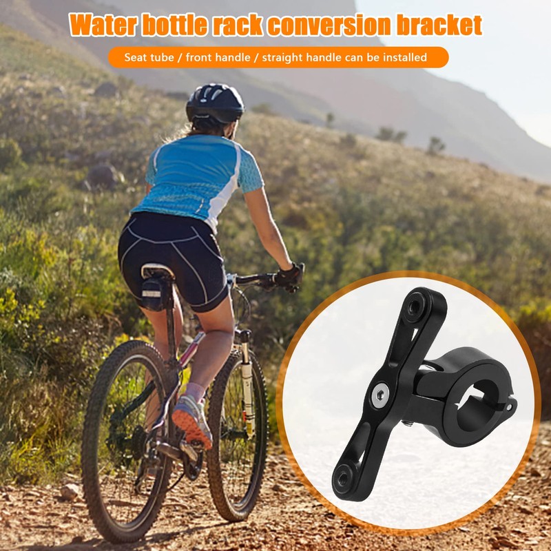 cersaty® Bottle Holder Adapter, Waterproof Bottle Holder Adapter Bicycle with