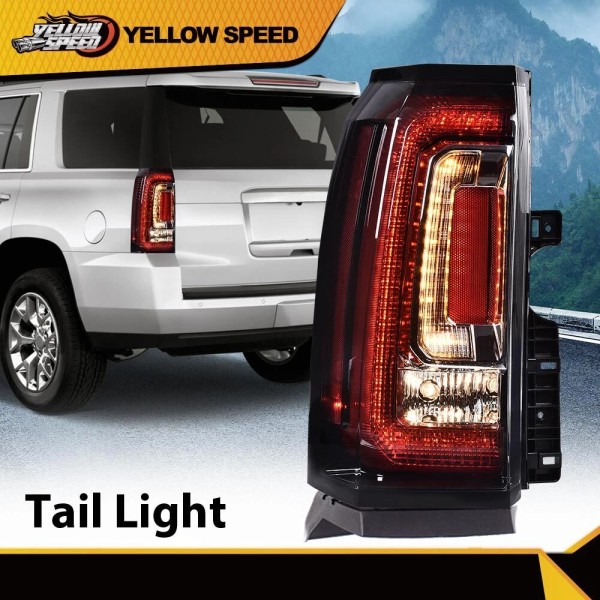 yellowspeed Tail Light Assembly Fit For 2015-2020 GMC Yukon and