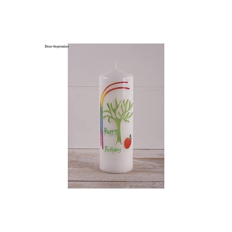 Rayher Wax Motif: Tree, Flat, Pearl, 8,5x11,5cm