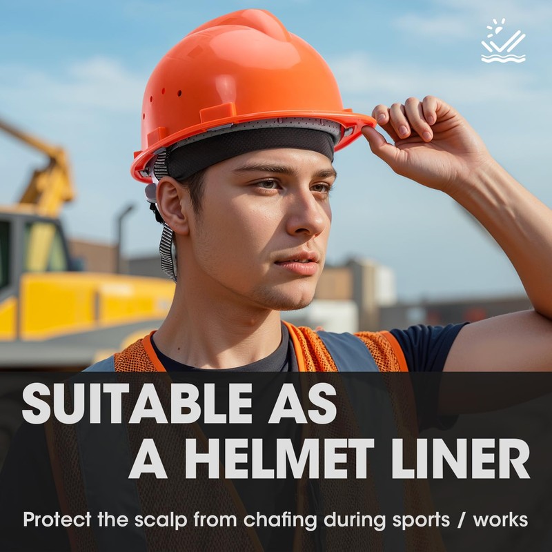 THINDUST 3Pcs Breathable Mesh Skull Cap,Lightweight Quick Dry Sports Helmet