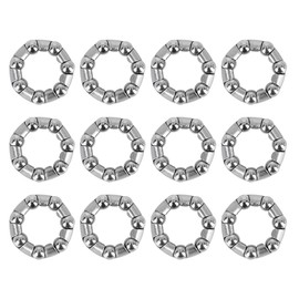 X AUTOHAUX 12pcs 20.5mm x 7 Ball Bearing Cages Crank Bearings Wheel Bearing Retainer for Bicycle