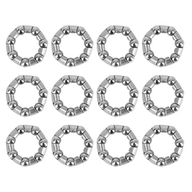 X AUTOHAUX 12pcs 20.5mm x 7 Ball Bearing Cages Crank Bearings Wheel Bearing Retainer for Bicycle
