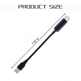 LKAHG Car Interior Roof USB Star Lights, Portable Adjustable Romantic LED Auto Interior Atmosphere Lamp, Vehicle Projector Night Light Atmosphere Lamp, Universal for SUV, Truck, RV