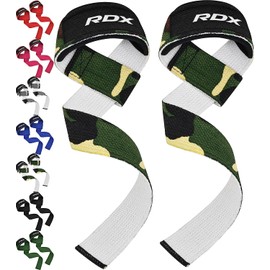 RDX Wrist Strap, Lifting Strap, For Training, Gym, For Beginners to Professionals, Anti-Slip Pads, Both Hands, Men's, Women's, Genuine Japanese Product (Camo Green)