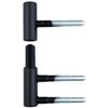 Door Hinge TB 2064 Black 2-Piece Powder Coated with Nylon