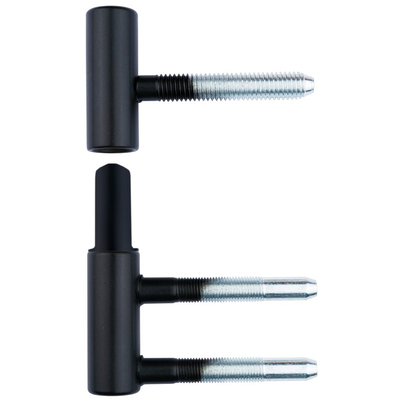 Door Hinge TB 2064 Black 2-Piece Powder Coated with Nylon
