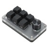 6 Key Mini Keypad with Knob RGB Light Blue Switch