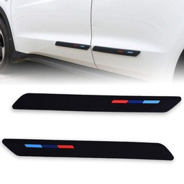 runmade for Car Front Rear Bumper Protector Corner Guard Rubber Strips Side Bumper Protection Guard Anti-Scratch Conner Pad Black Fit Suvs Pickup Truck