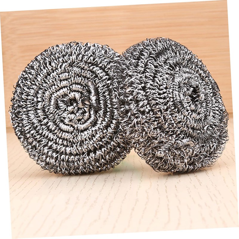 GRIRIW Stainless Steel Dish Sponges 6 Pack Dish Washing Sponges
