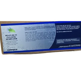 Celeste SP-86000CHD Heavy-Duty Aircraft Exterior Cleaner – (12) 1 Quart Bottles – Industrial Strength Degreaser for Aviation and Fleet Maintenance